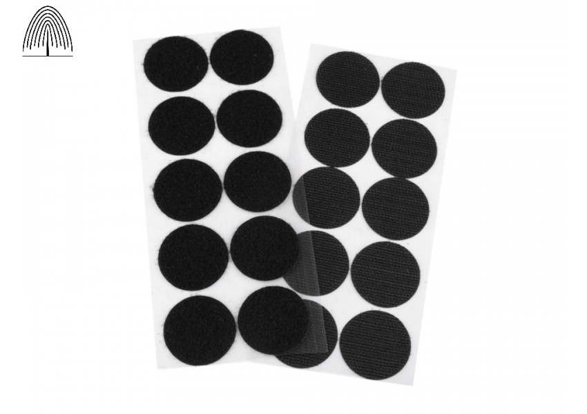 Nylon Hook and Loop SelfAdhesive Circles 35 mm.
